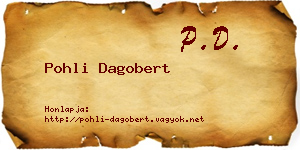 Pohli Dagobert névjegykártya